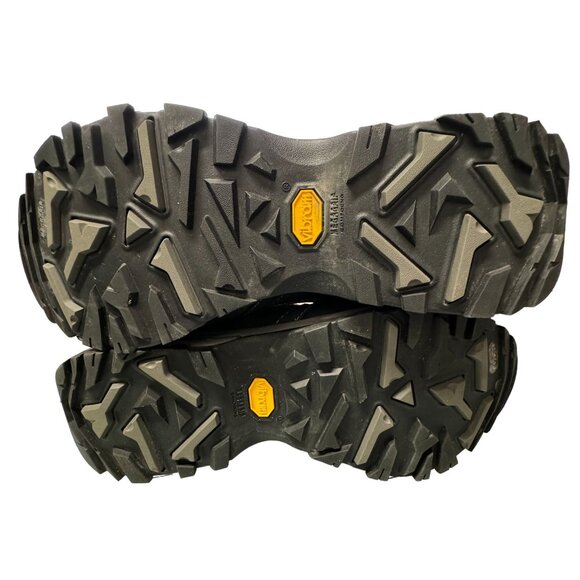 LL Bean Hiking Boots Mens 9 M Gray Suede Gore Tex Vibram Megagrip Sole BDP Trans - Picture 7 of 16